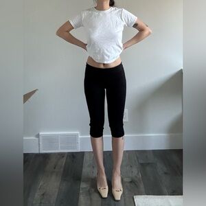 Black Capri Legging Pant